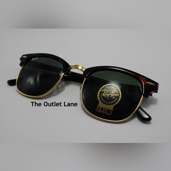 Model Display Ray-Ban Clubmaster Green G15 Lens RB3016 - Picture 8 of 16